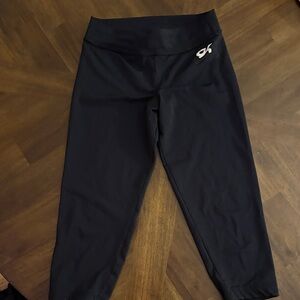 GK Black Leggings Adult Small Gymnastics